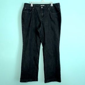 Jones New York Black Wash Sports Woman Stretch Jeans